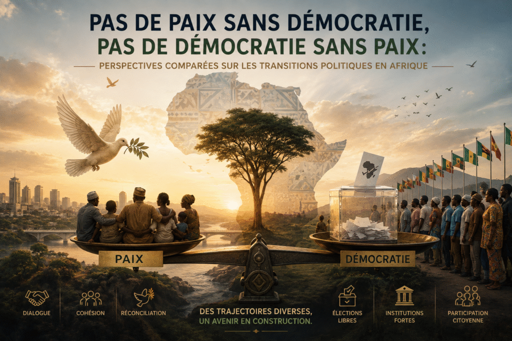 Pas de paix sans démocratie, pas de démocratie sans paix : Perspectives comparées sur les transitions politiques en Afrique